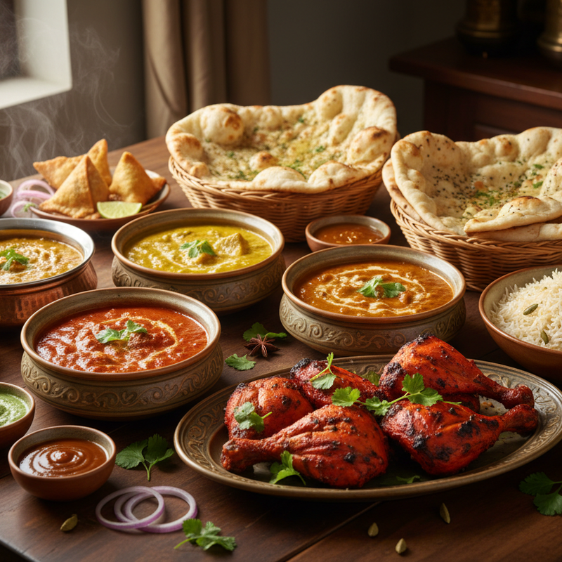 Indian Snack Close-up
